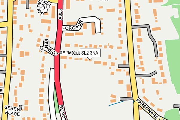 Map of ASJ TRADE LTD at local scale