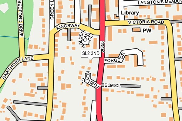 SL2 3ND map - OS OpenMap – Local (Ordnance Survey)