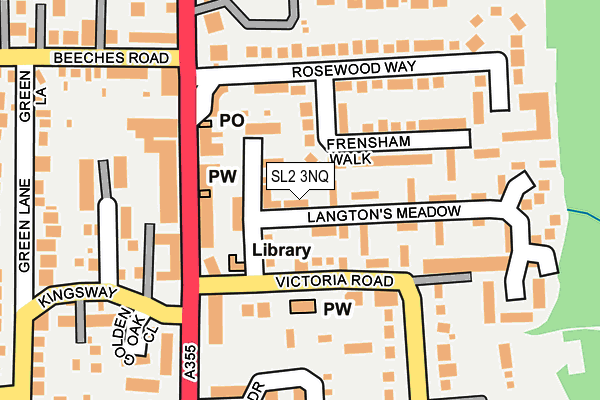 SL2 3NQ map - OS OpenMap – Local (Ordnance Survey)