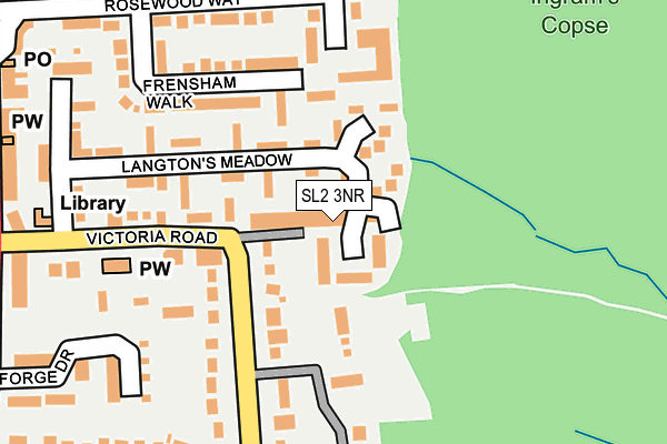 SL2 3NR map - OS OpenMap – Local (Ordnance Survey)