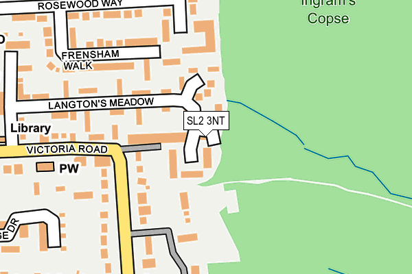 SL2 3NT map - OS OpenMap – Local (Ordnance Survey)