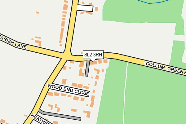 SL2 3RH map - OS OpenMap – Local (Ordnance Survey)