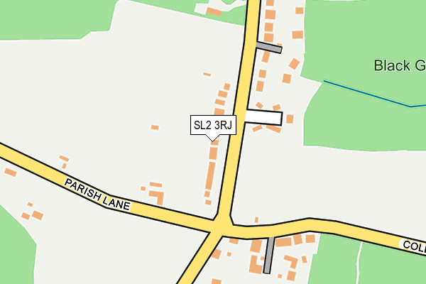 SL2 3RJ map - OS OpenMap – Local (Ordnance Survey)