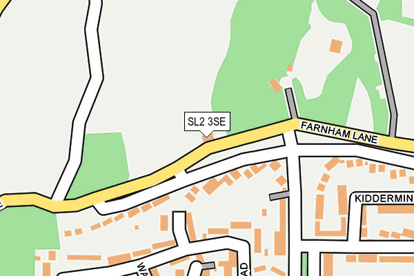 SL2 3SE map - OS OpenMap – Local (Ordnance Survey)