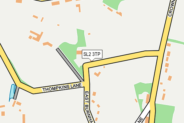 SL2 3TP map - OS OpenMap – Local (Ordnance Survey)