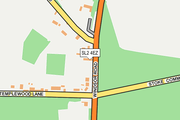 SL2 4EZ map - OS OpenMap – Local (Ordnance Survey)