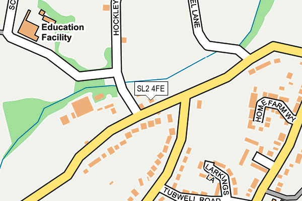 SL2 4FE map - OS OpenMap – Local (Ordnance Survey)