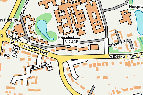 SL2 4GB map - OS OpenMap – Local (Ordnance Survey)