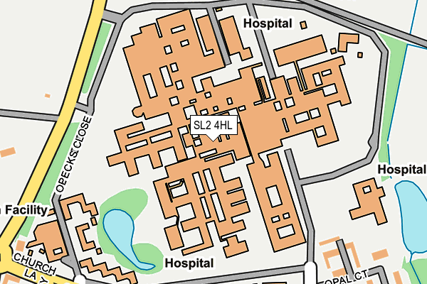 SL2 4HL map - OS OpenMap – Local (Ordnance Survey)