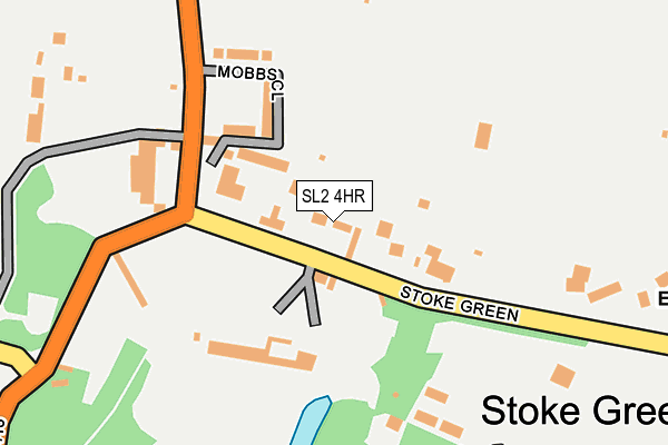 SL2 4HR map - OS OpenMap – Local (Ordnance Survey)