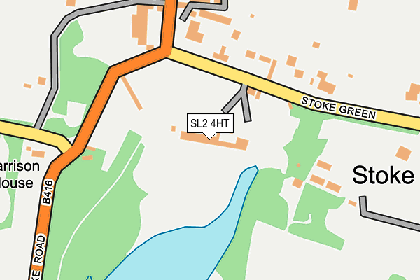 SL2 4HT map - OS OpenMap – Local (Ordnance Survey)