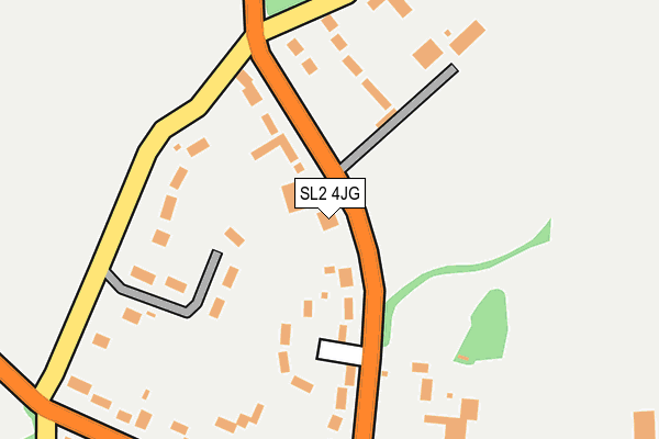 SL2 4JG map - OS OpenMap – Local (Ordnance Survey)