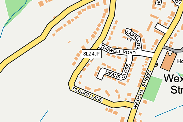 SL2 4JP map - OS OpenMap – Local (Ordnance Survey)
