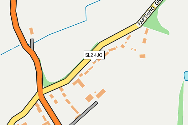 SL2 4JQ map - OS OpenMap – Local (Ordnance Survey)