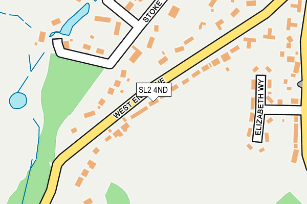 SL2 4ND map - OS OpenMap – Local (Ordnance Survey)