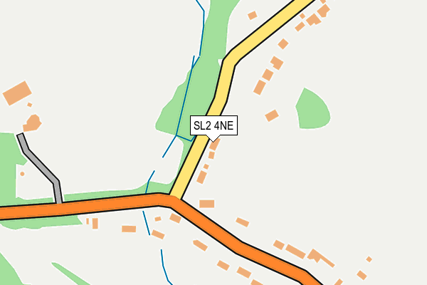 SL2 4NE map - OS OpenMap – Local (Ordnance Survey)