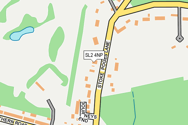 SL2 4NP map - OS OpenMap – Local (Ordnance Survey)