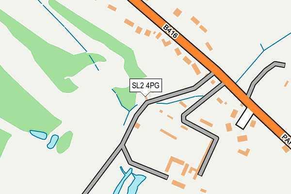SL2 4PG map - OS OpenMap – Local (Ordnance Survey)
