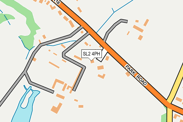 SL2 4PH map - OS OpenMap – Local (Ordnance Survey)