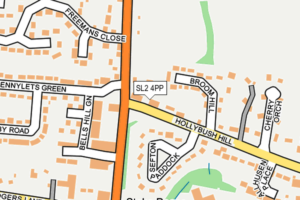 SL2 4PP map - OS OpenMap – Local (Ordnance Survey)