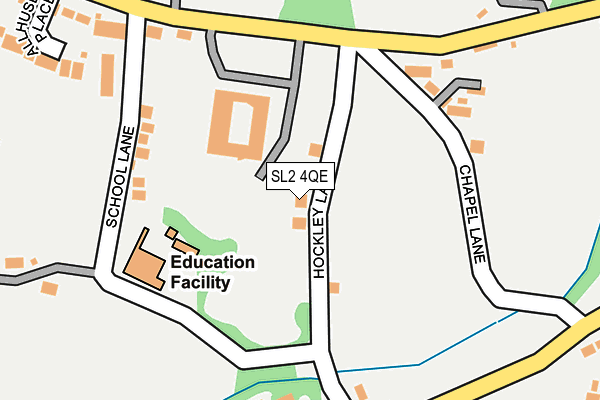 SL2 4QE map - OS OpenMap – Local (Ordnance Survey)