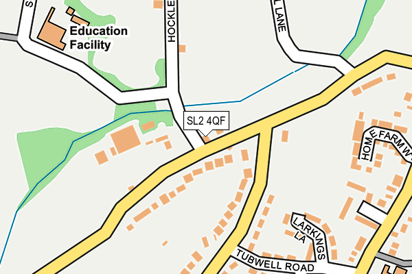 SL2 4QF map - OS OpenMap – Local (Ordnance Survey)