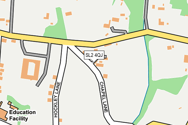 SL2 4QJ map - OS OpenMap – Local (Ordnance Survey)