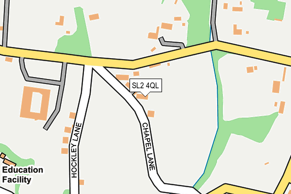 SL2 4QL map - OS OpenMap – Local (Ordnance Survey)