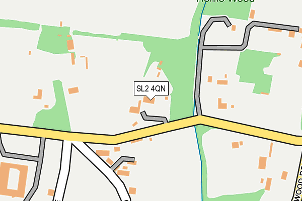 SL2 4QN map - OS OpenMap – Local (Ordnance Survey)