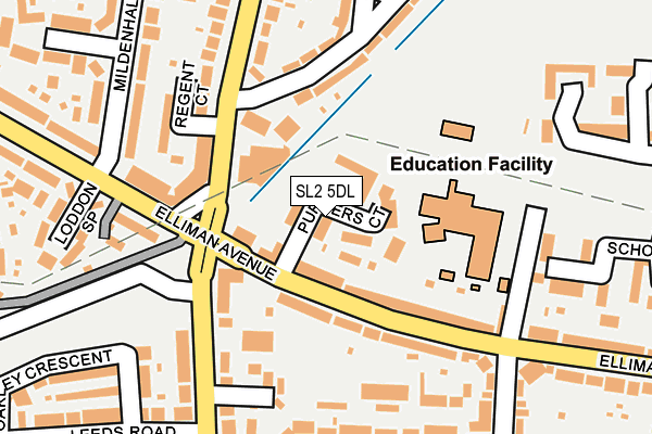SL2 5DL map - OS OpenMap – Local (Ordnance Survey)