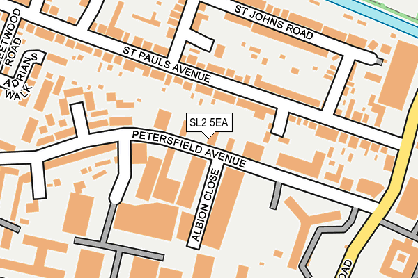 SL2 5EA map - OS OpenMap – Local (Ordnance Survey)