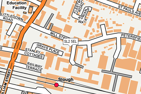 SL2 5EL map - OS OpenMap – Local (Ordnance Survey)