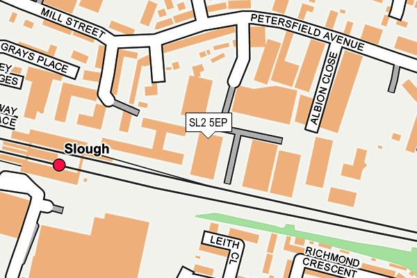 SL2 5EP map - OS OpenMap – Local (Ordnance Survey)