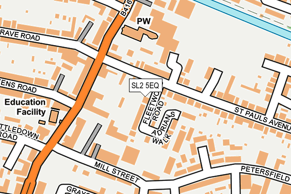 SL2 5EQ map - OS OpenMap – Local (Ordnance Survey)