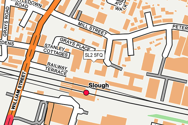 SL2 5FQ map - OS OpenMap – Local (Ordnance Survey)