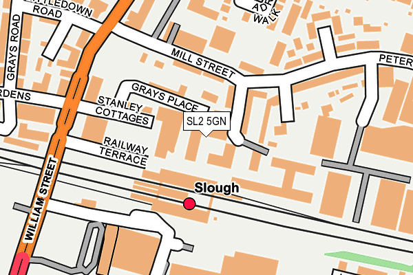 SL2 5GN map - OS OpenMap – Local (Ordnance Survey)