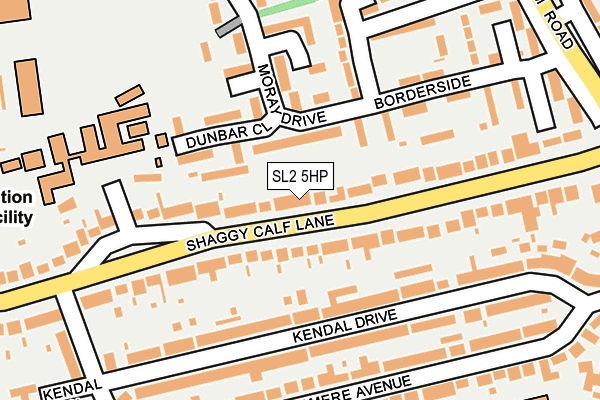 SL2 5HP map - OS OpenMap – Local (Ordnance Survey)
