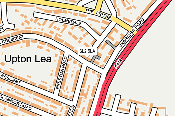 SL2 5LA map - OS OpenMap – Local (Ordnance Survey)