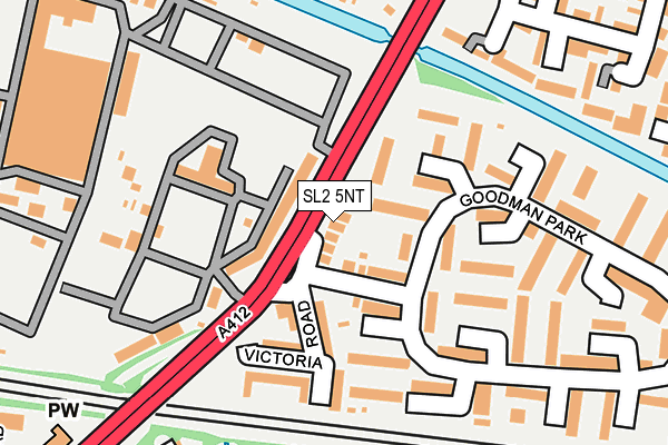 SL2 5NT map - OS OpenMap – Local (Ordnance Survey)