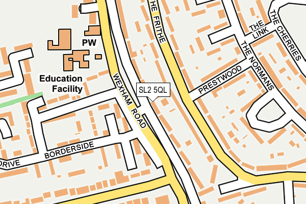 SL2 5QL map - OS OpenMap – Local (Ordnance Survey)