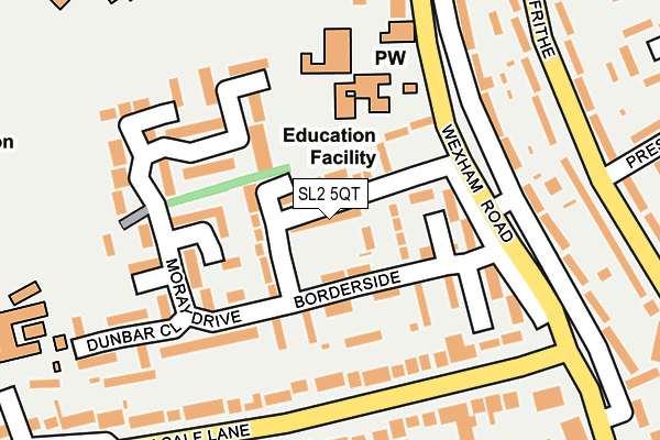 SL2 5QT map - OS OpenMap – Local (Ordnance Survey)