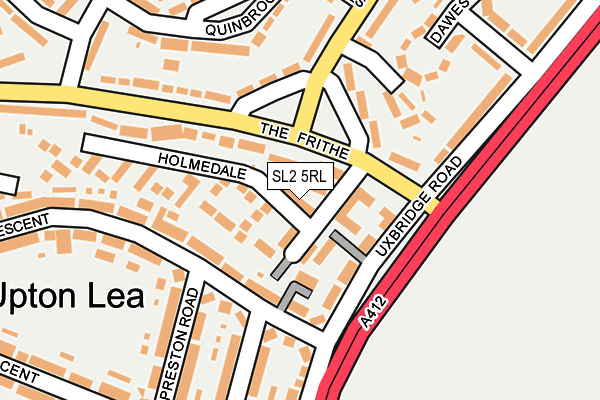SL2 5RL map - OS OpenMap – Local (Ordnance Survey)