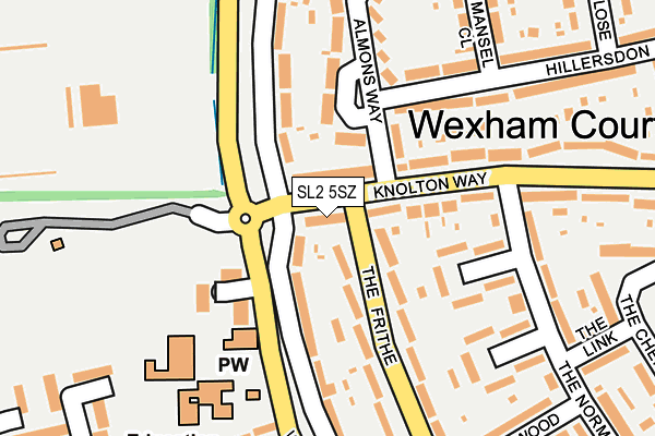SL2 5SZ map - OS OpenMap – Local (Ordnance Survey)