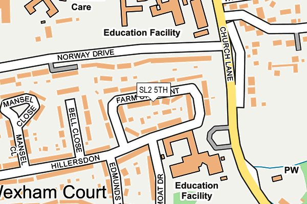 SL2 5TH map - OS OpenMap – Local (Ordnance Survey)