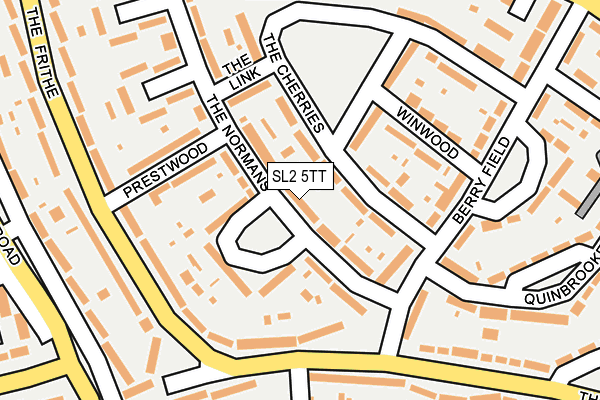 SL2 5TT map - OS OpenMap – Local (Ordnance Survey)