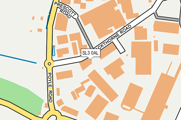 SL3 0AL map - OS OpenMap – Local (Ordnance Survey)