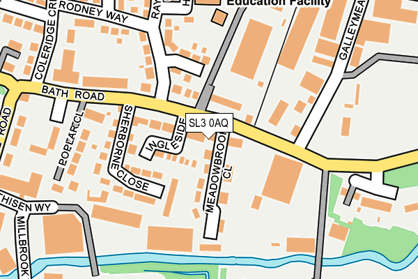 SL3 0AQ map - OS OpenMap – Local (Ordnance Survey)