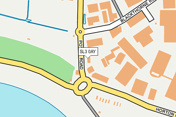 SL3 0AY map - OS OpenMap – Local (Ordnance Survey)