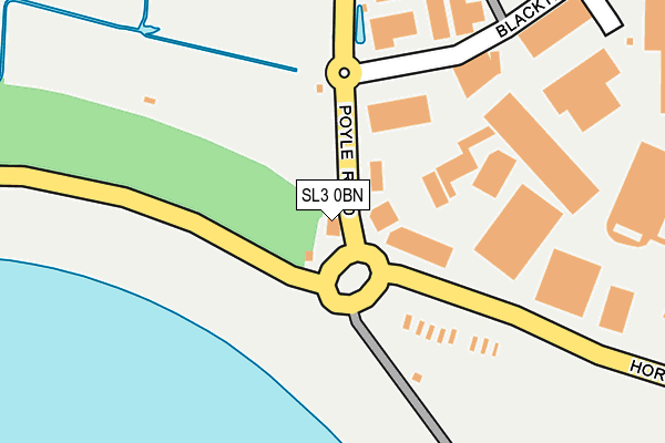 SL3 0BN map - OS OpenMap – Local (Ordnance Survey)
