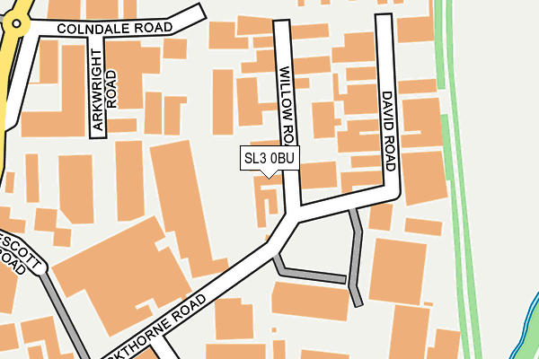 SL3 0BU map - OS OpenMap – Local (Ordnance Survey)